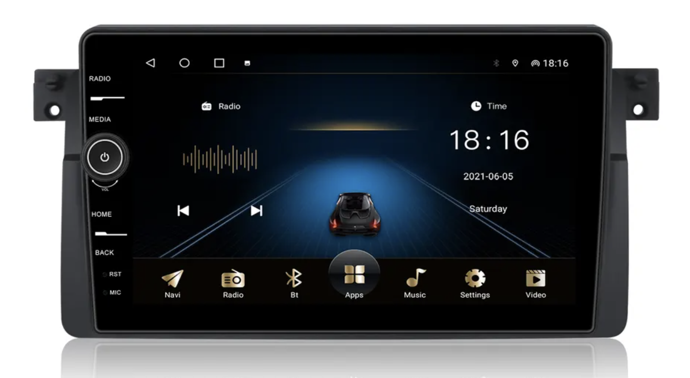 Autorádio BMW 3 Series (E46) Android 13 s navigáciou - 4+32 GB