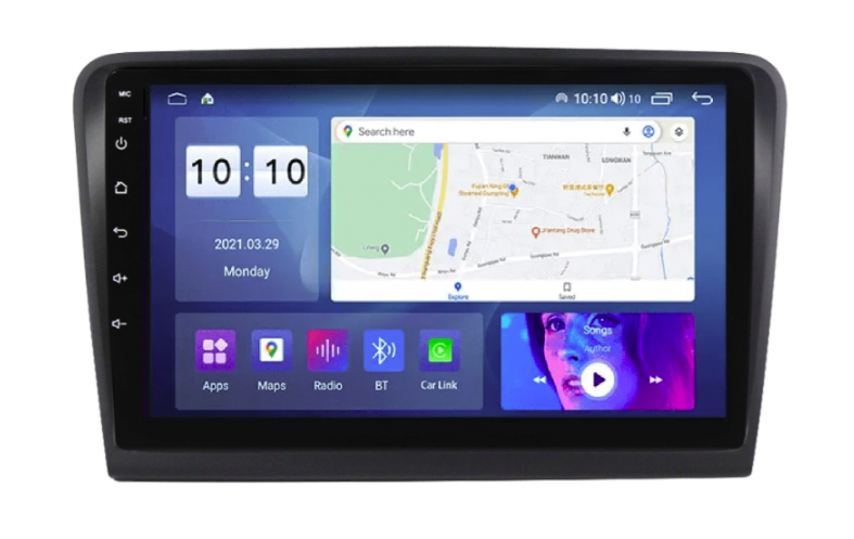 Autorádio Škoda Superb II (2008-2015) Android 13 s navigáciou